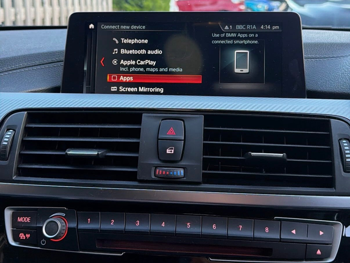 BMW Pro Navigation NBT Evo ID6 IDrive upgrade With CarPlay