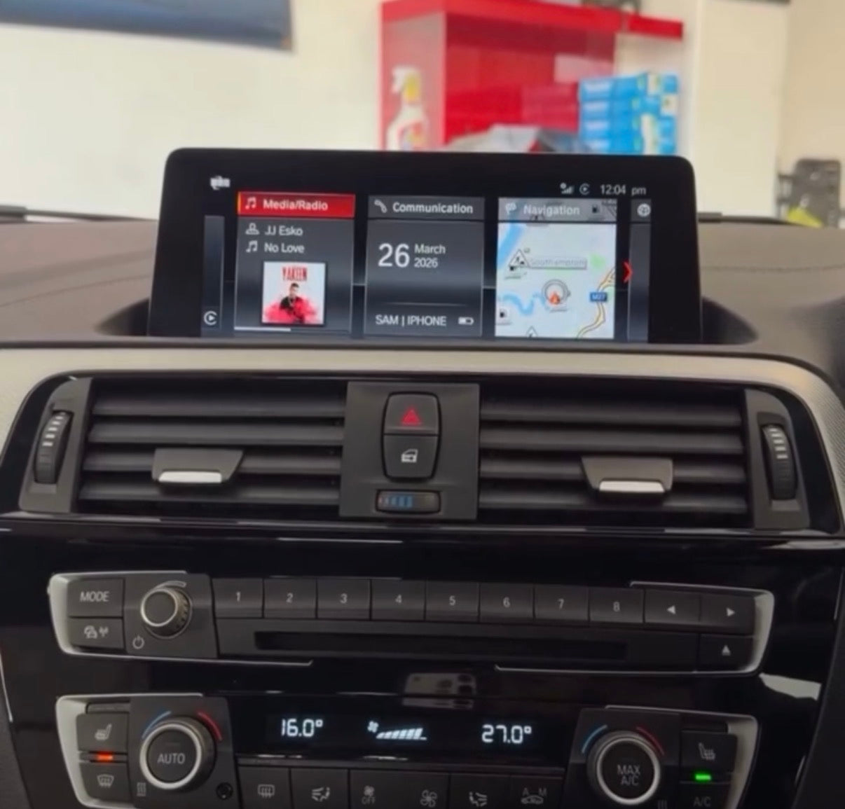 BMW Pro Navigation NBT Evo ID6 IDrive upgrade With CarPlay