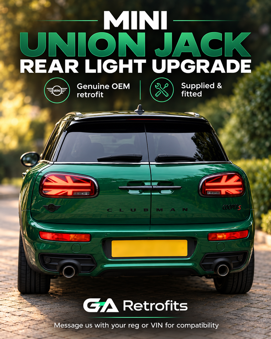 MINI Union Jack Rear Light Upgrade