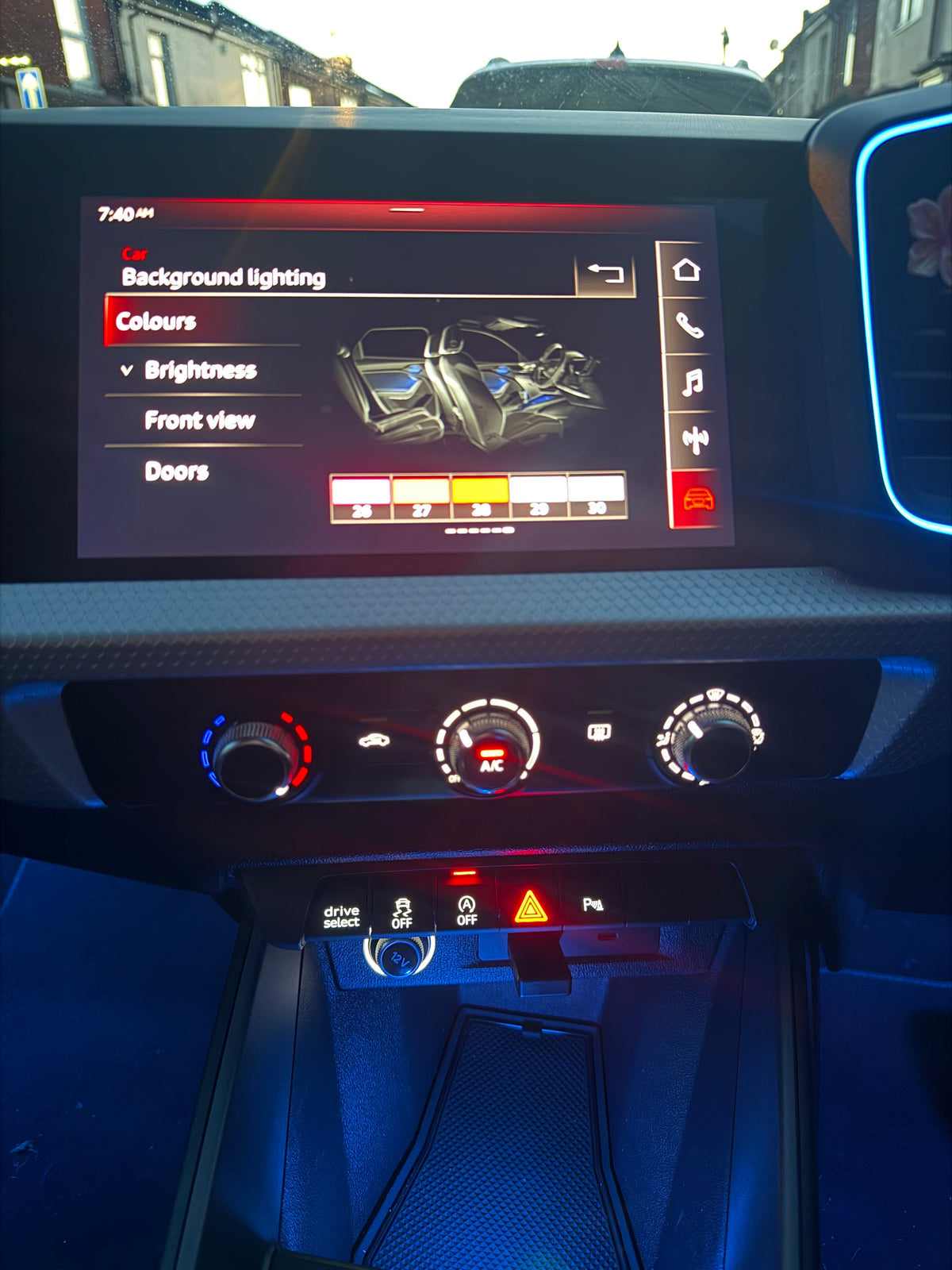 AUDI A1 OEM AMBIENT LIGHTING