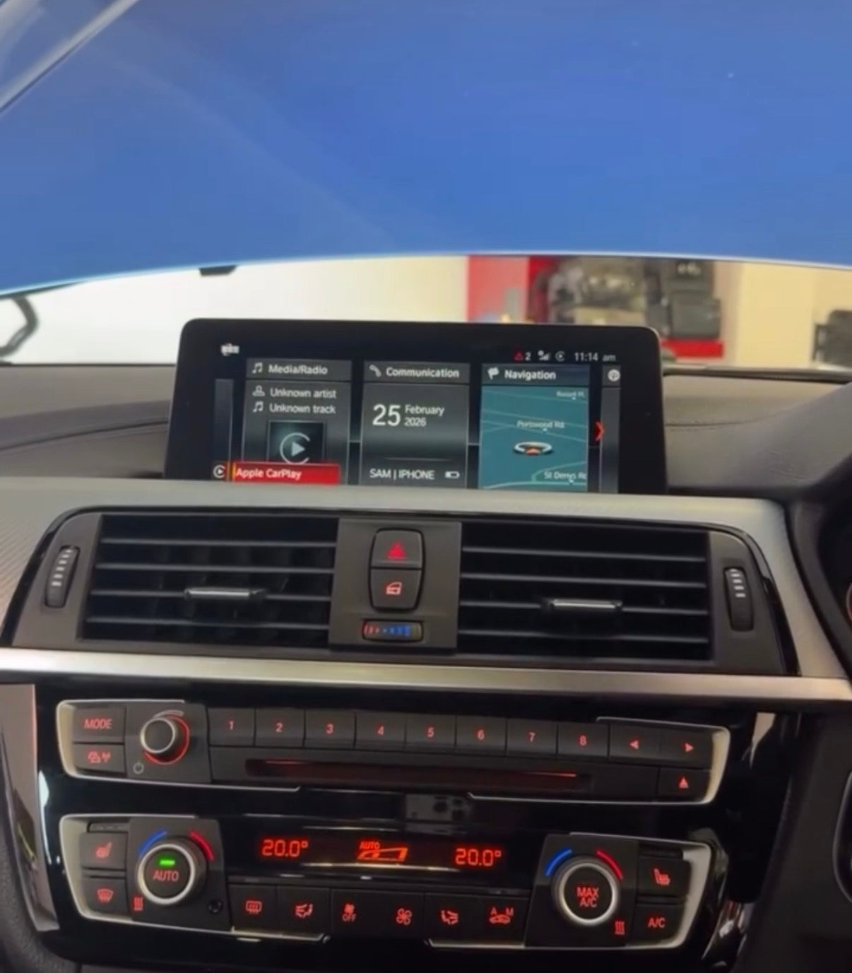 BMW Pro Navigation NBT Evo ID6 IDrive upgrade With CarPlay