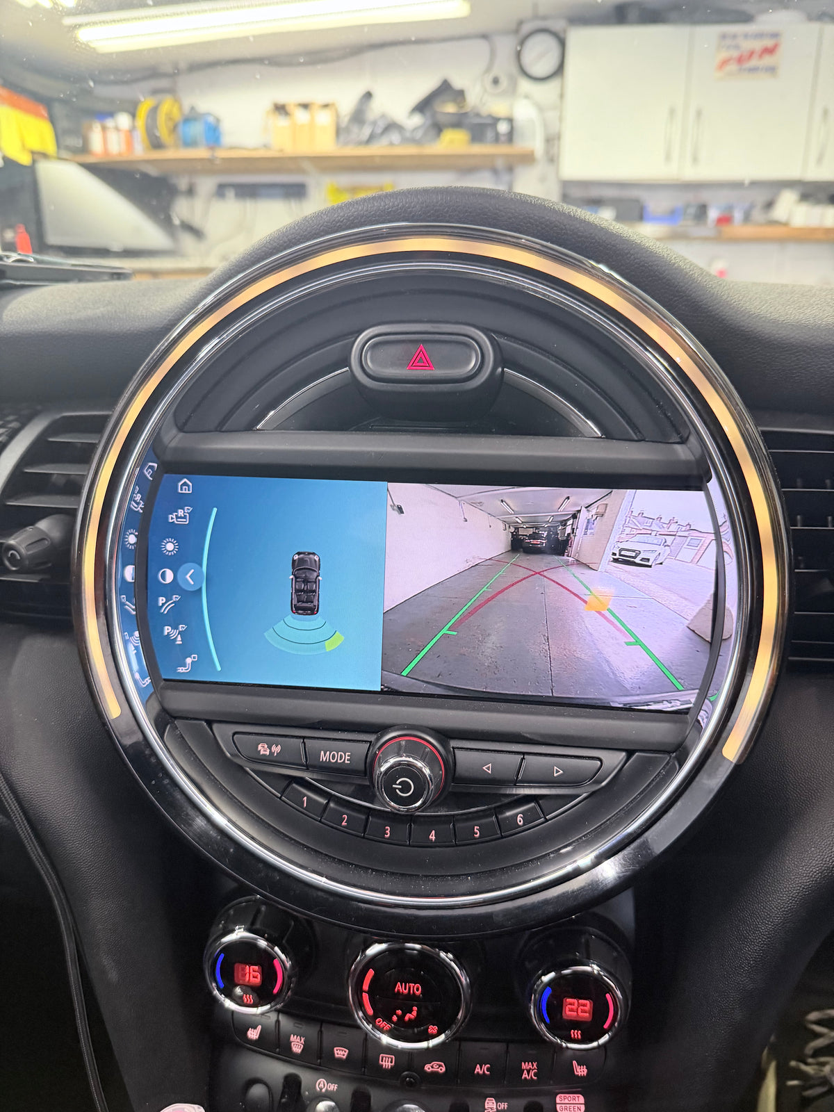 MINI REVERSING CAMERA RETROFIT