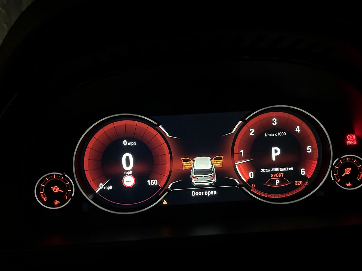 BMW OEM 6WB digital instrument cluster retrofit - GA Retrofits photo 3