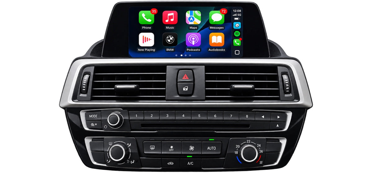 BMW EntryNav2 Apple CarPlay activation 6.5 inch display