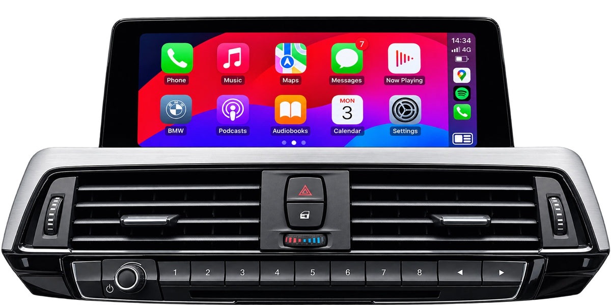 BMW EntryNav2 6.5 to 8.8 inch screen upgrade example 1