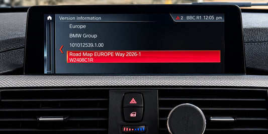 BMW Road Map Europe Way 2026-1 navigation map version