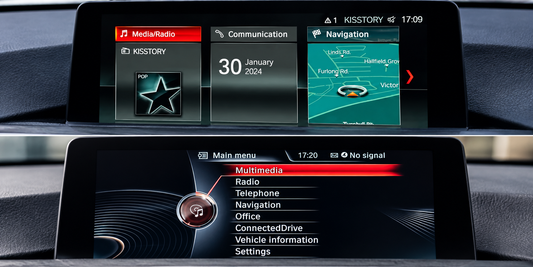 BMW NBT EVO ID4 to ID6 interface comparison