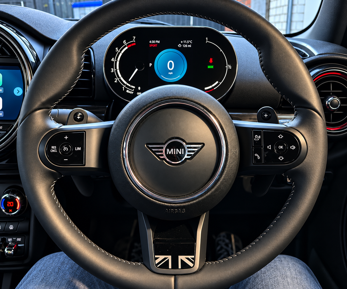 MINI F Series OEM cruise control steering wheel