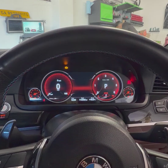 BMW OEM 6WB FULL DIGITAL INSTRUMENT CLUSTER RETROFIT | F-SERIES – GA Retrofits installation video