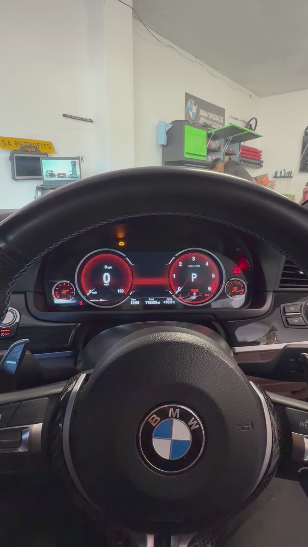 BMW OEM 6WB FULL DIGITAL INSTRUMENT CLUSTER RETROFIT | F-SERIES – GA Retrofits installation video