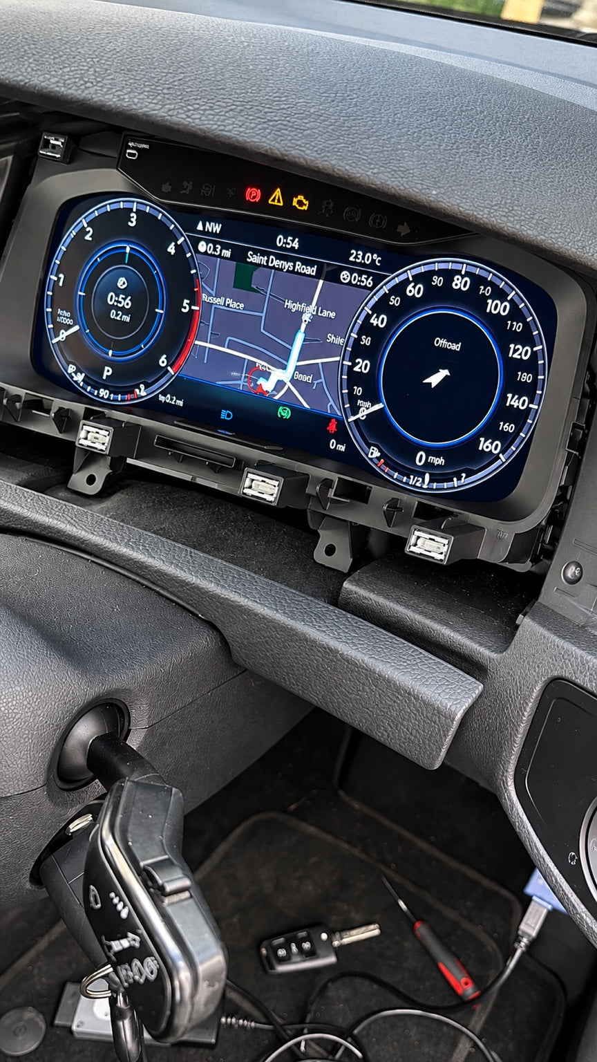 VW Golf MK7 genuine OEM digital cockpit retrofit instrument cluster