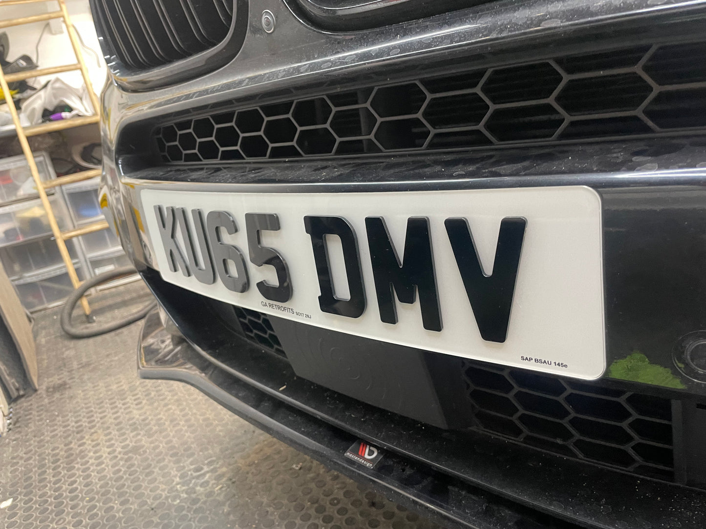 4D Raised registration plates (Pair)