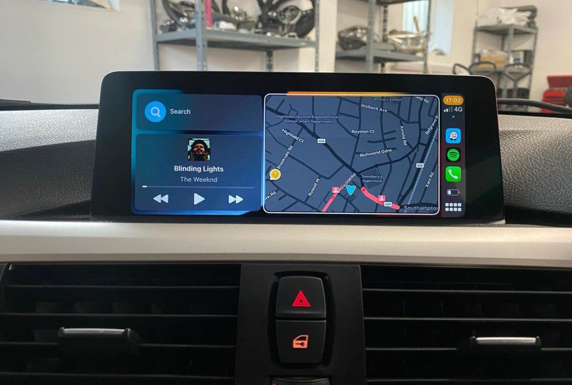 BMW Pro Navigation NBT Evo ID6 IDrive upgrade With CarPlay