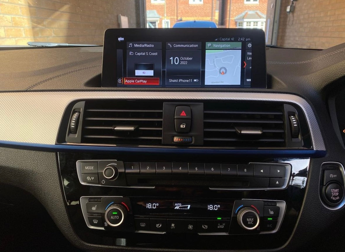 BMW Pro Navigation NBT Evo ID6 IDrive upgrade With CarPlay