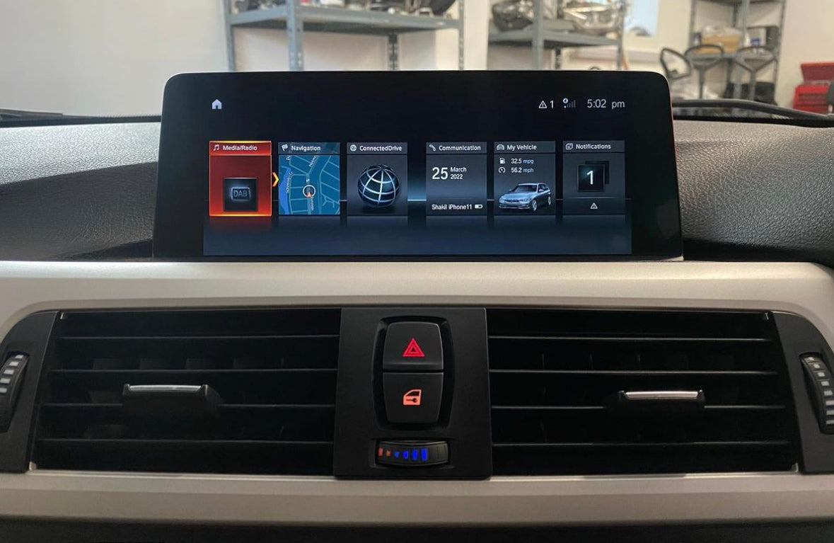 BMW Pro Navigation NBT Evo ID6 IDrive upgrade With CarPlay