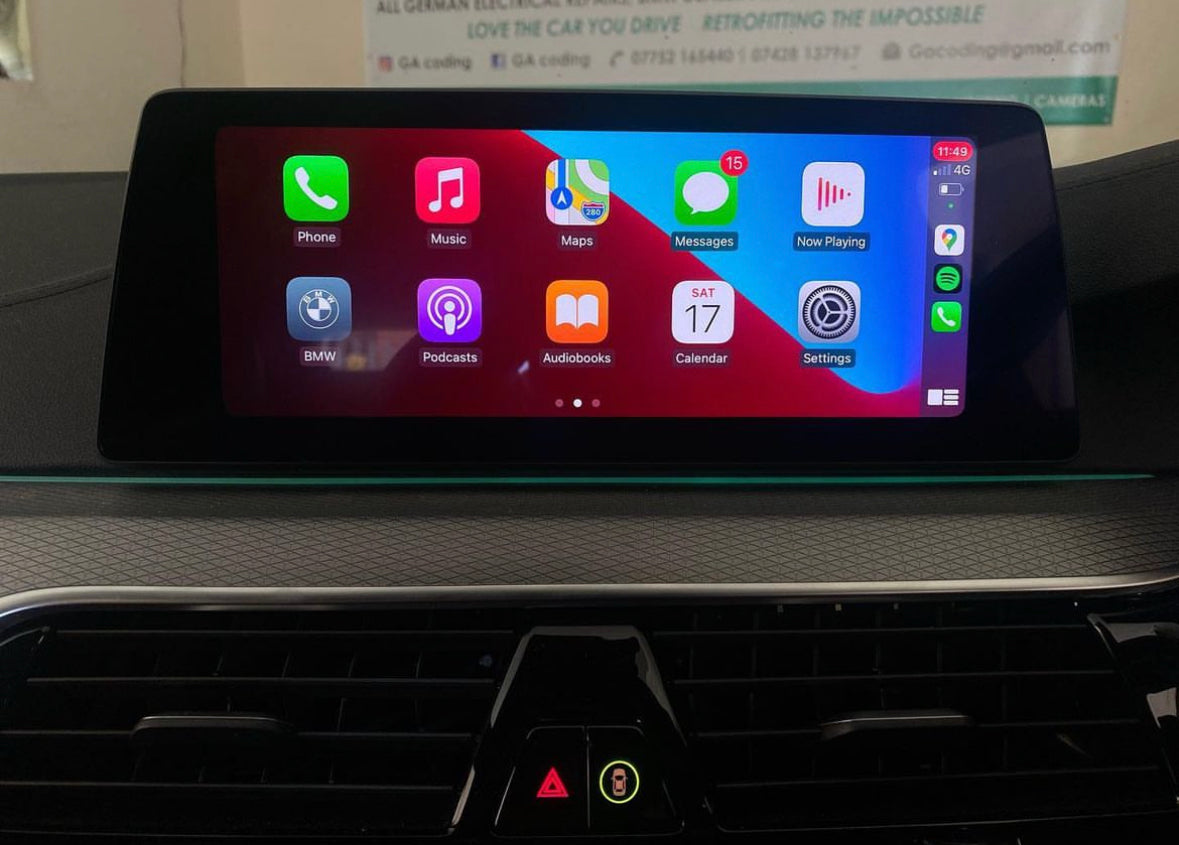 BMW OEM Apple CarPlay activation 2016+ Pro navigation only