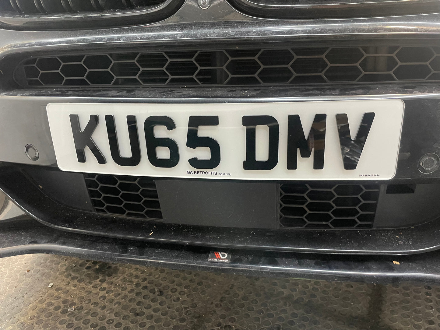 4D Raised registration plates (Pair)