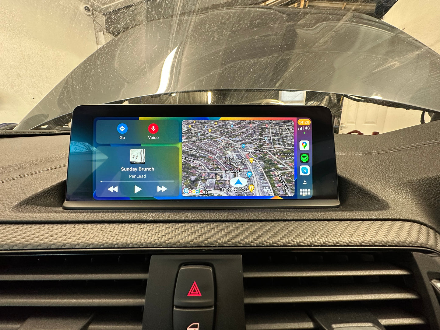 BMW Pro Navigation NBT Evo ID6 IDrive upgrade With CarPlay