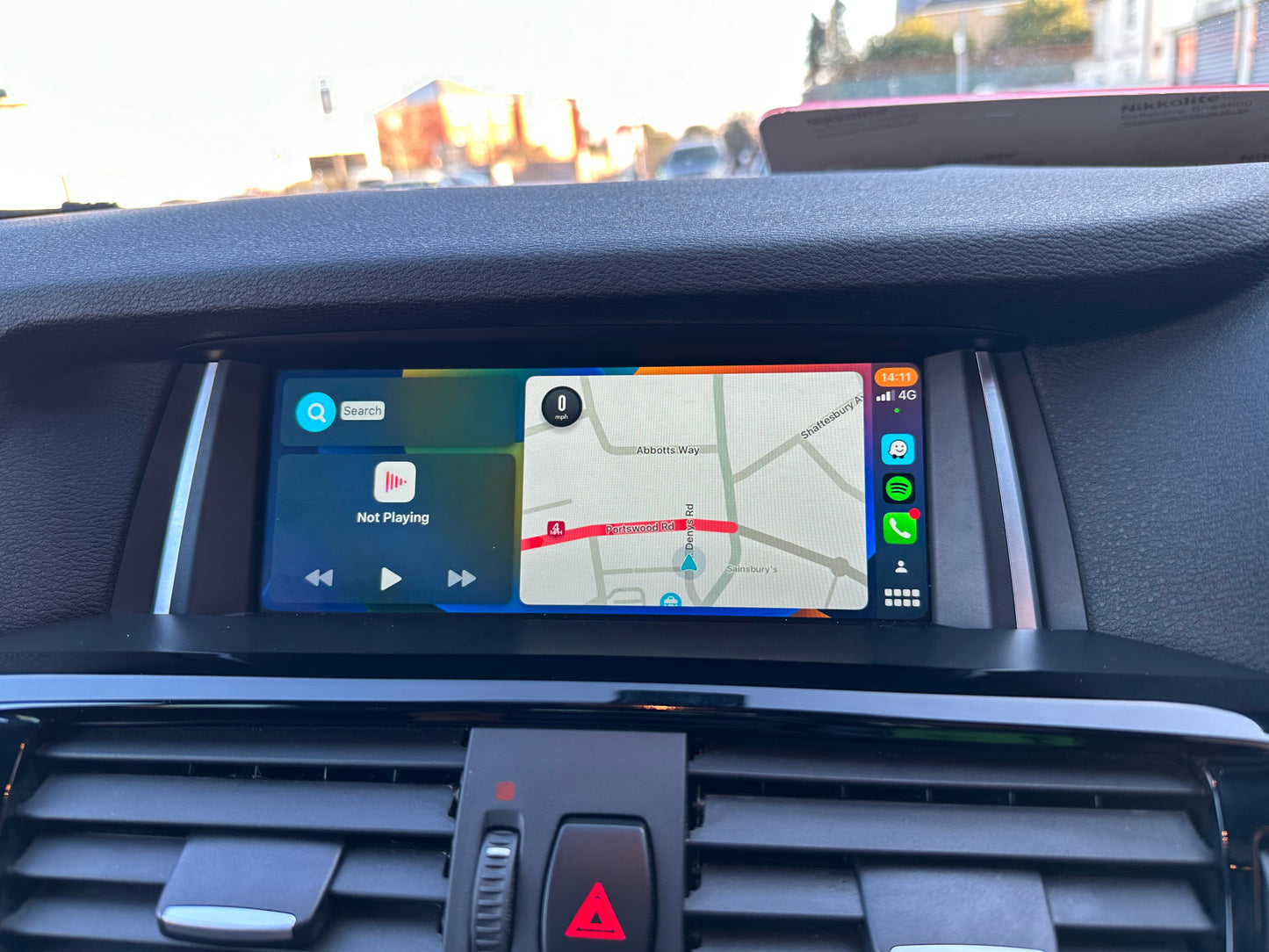 BMW Pro Navigation NBT Evo ID6 IDrive upgrade With CarPlay