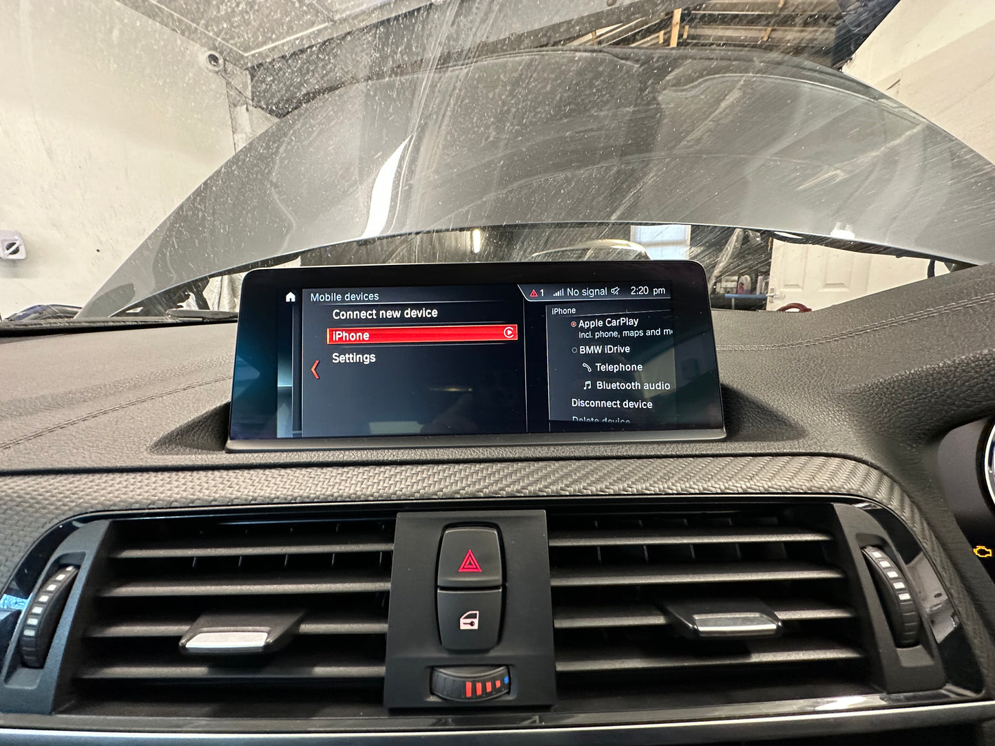 BMW Pro Navigation NBT Evo ID6 IDrive upgrade With CarPlay