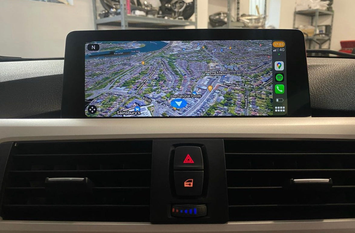 BMW Pro Navigation NBT Evo ID6 IDrive upgrade With CarPlay