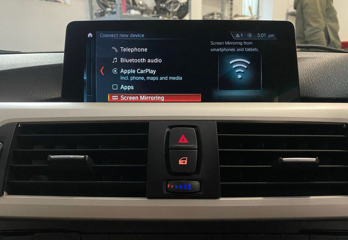 BMW Pro Navigation NBT Evo ID6 IDrive upgrade With CarPlay